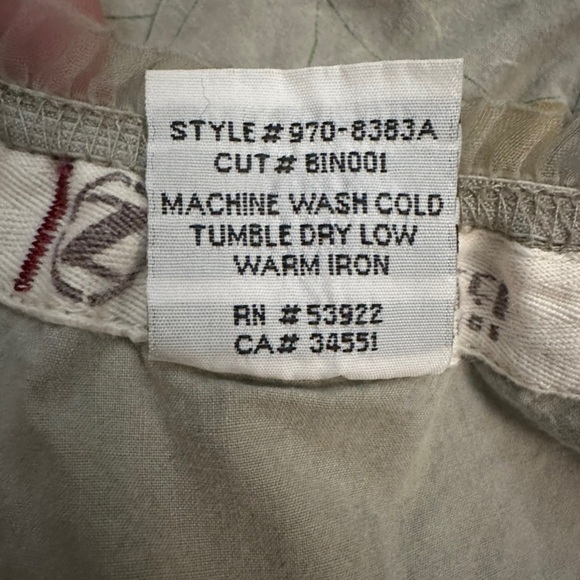 Vintage Y2K 2000’s Micro Mini Skirt Olive Green Floral ~ Z. Cavaricci ~ Size L - Picture 4 of 4